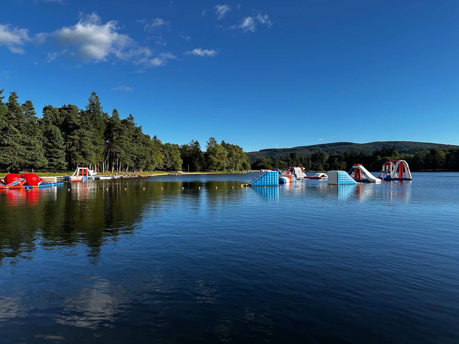 notre point de départ, le lac des Montagnès