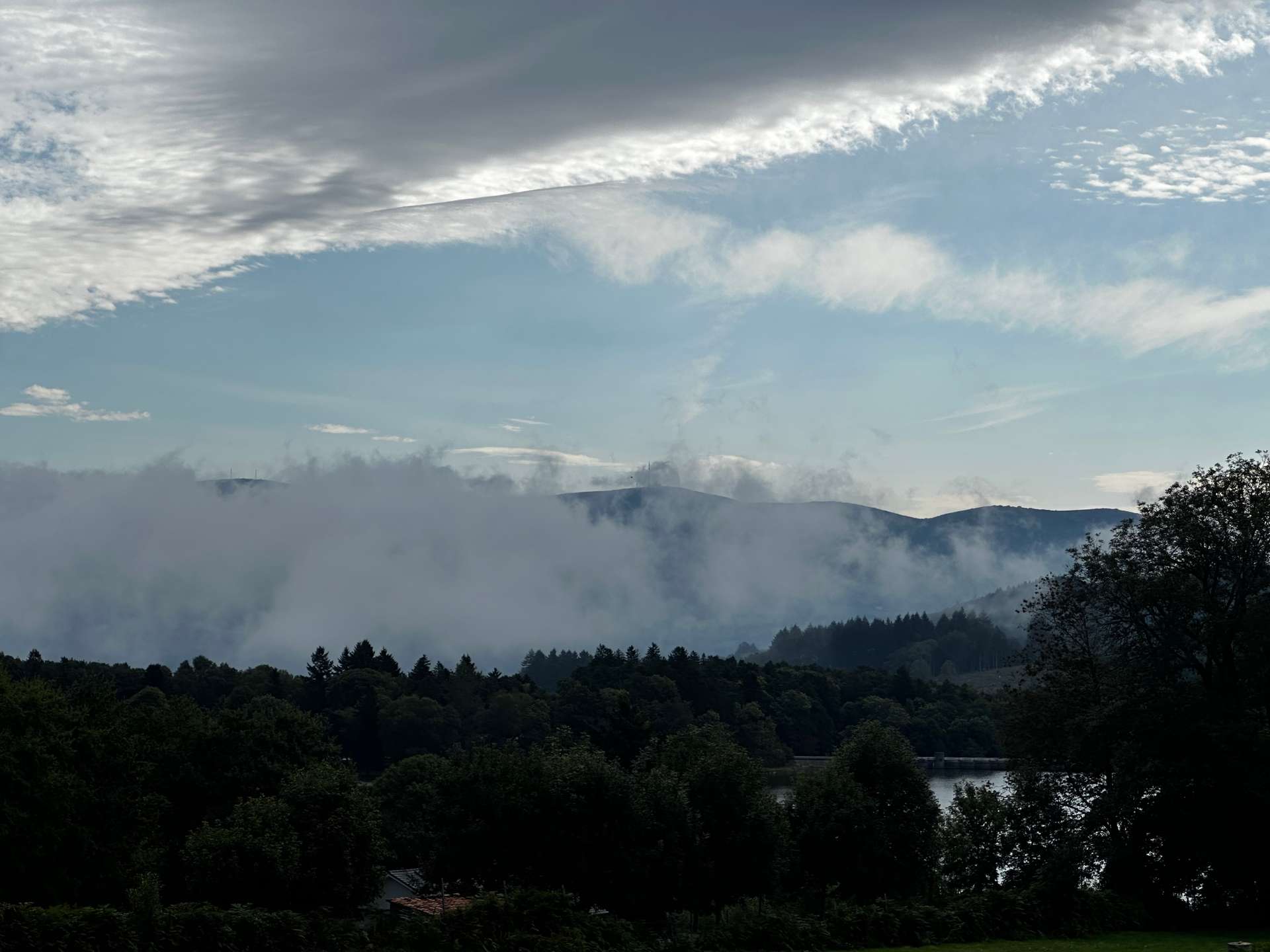 le lac des Montagnès à l’arrivée